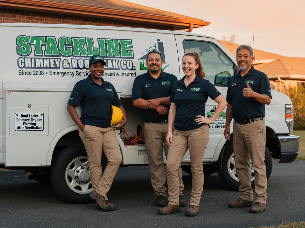Chimney flashing repair company in Milford, ME